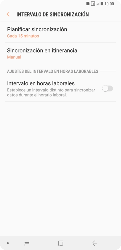Pulsa Planificar sincronización. Pulsa Planificar sincronización.