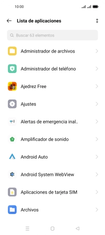 Pulsa la app deseada. Pulsa la app deseada.