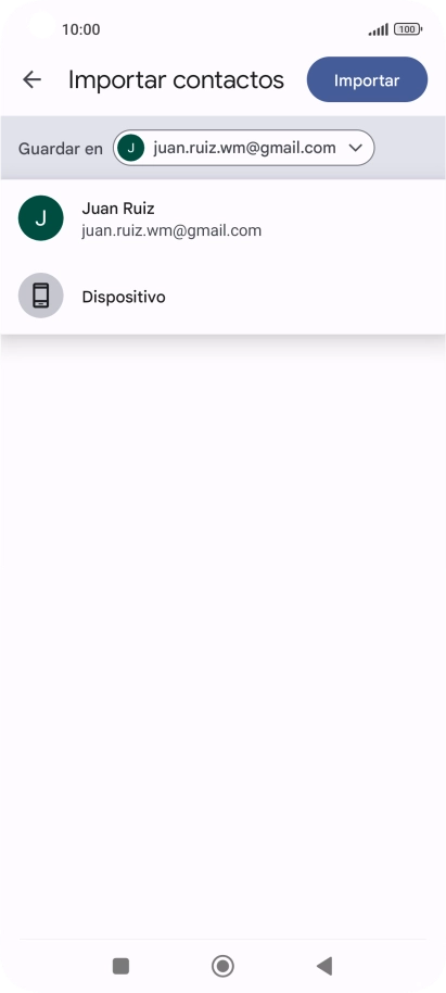 Pulsa Dispositivo.
