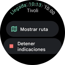 Pulsa Detener indicaciones. Pulsa Detener indicaciones.