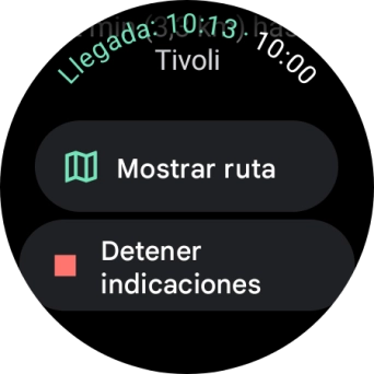Pulsa Detener indicaciones. Pulsa Detener indicaciones.