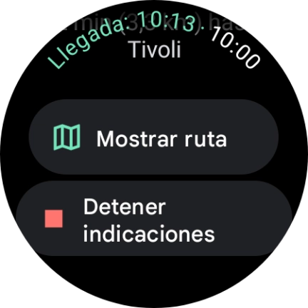 Pulsa Detener indicaciones. Pulsa Detener indicaciones.