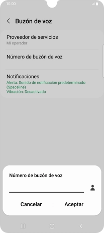 Introduce 22177 y pulsa Aceptar.