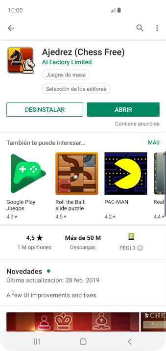 Pulsa la tecla de inicio para terminar y regresar a la pantalla de inicio. Pulsa la tecla de inicio para terminar y regresar a la pantalla de inicio.