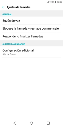 Pulsa Configuración adicional.