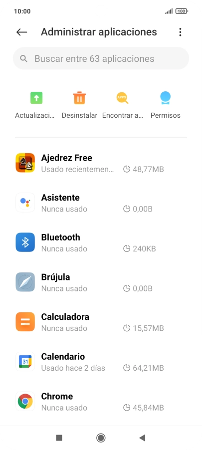 Pulsa la app deseada. Pulsa la app deseada.