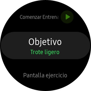 Pulsa Objetivo y sigue las indicaciones de la pantalla para fijar los objetivos deseados. Pulsa Objetivo y sigue las indicaciones de la pantalla para fijar los objetivos deseados.