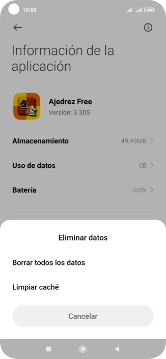 Pulsa Limpiar caché. Pulsa Limpiar caché.
