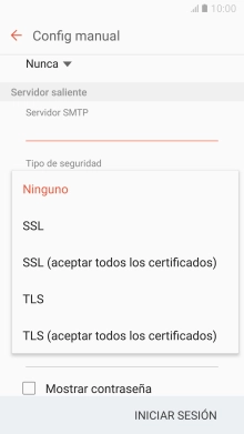 Pulsa Ninguno para desactivar la función.