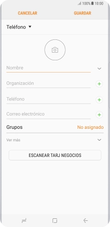 Pulsa la lista desplegable de la guía.