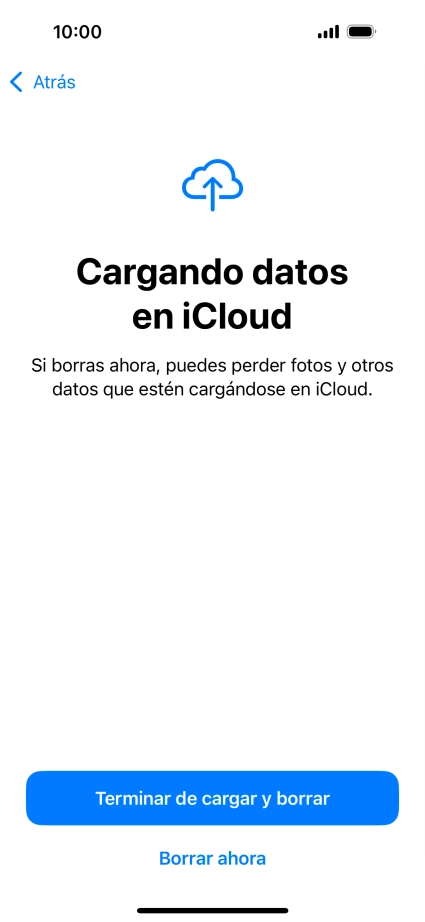Pulsa el ajuste deseado.