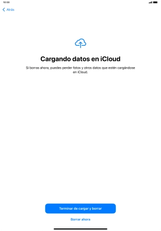 Pulsa Borrar ahora. Pulsa Borrar ahora.