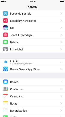 Pulsa Touch ID y código. Pulsa Touch ID y código.
