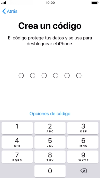 Pulsa Opciones de código. Pulsa Opciones de código.
