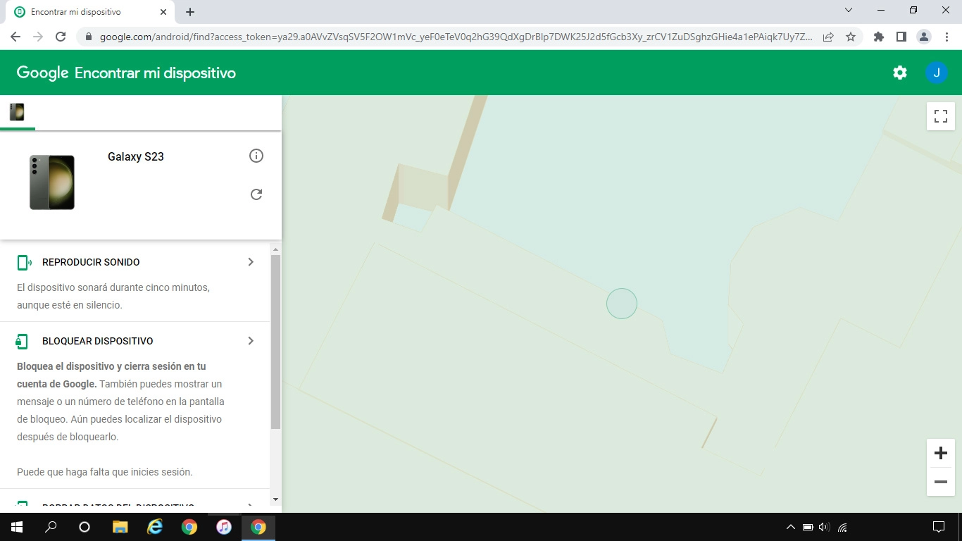 Haz clic en el dispositivo deseado.