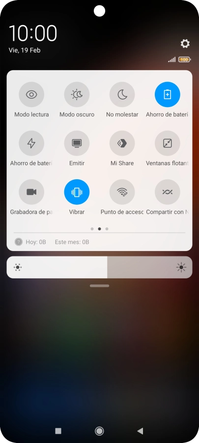 Pulsa la tecla de inicio para terminar y regresar a la pantalla de inicio. Pulsa la tecla de inicio para terminar y regresar a la pantalla de inicio.