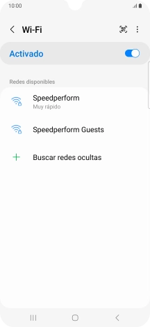 Pulsa la red wifi deseada. Pulsa la red wifi deseada.