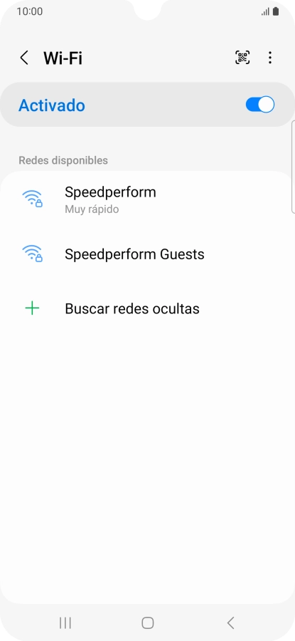 Pulsa la red wifi deseada. Pulsa la red wifi deseada.