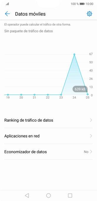 Pulsa Aplicaciones en red.