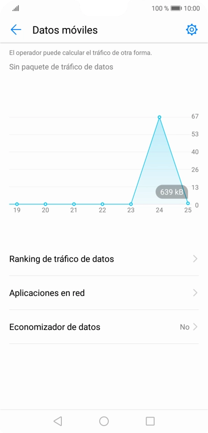 Pulsa Aplicaciones en red.