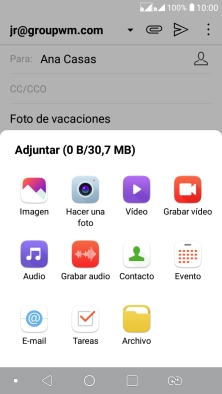 Pulsa Archivo y desplázate a la carpeta deseada. Pulsa Archivo y desplázate a la carpeta deseada.