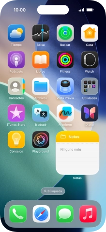 Si utilizas un grupo de widgets: Desliza el dedo hacia arriba o hacia abajo sobre el grupo para seleccionar el widget deseado. Si utilizas un grupo de widgets: Desliza el dedo hacia arriba o hacia abajo sobre el grupo para seleccionar el widget deseado.