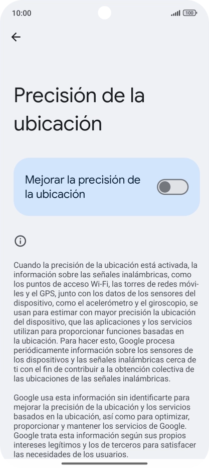 Si pulsas el indicador junto a Si pulsas el indicador junto a