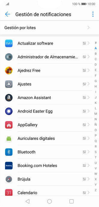 Pulsa la app deseada. Pulsa la app deseada.