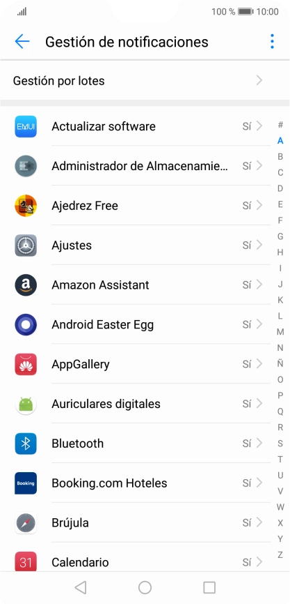 Pulsa la app deseada. Pulsa la app deseada.