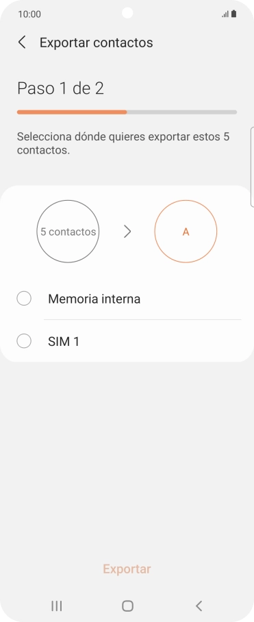 Pulsa el nombre de la tarjeta SIM. Pulsa el nombre de la tarjeta SIM.