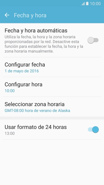 Pulsa el indicador junto a 