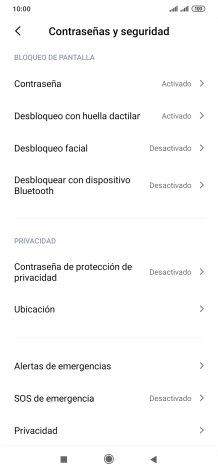 Pulsa Contraseña.