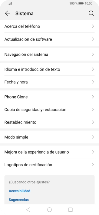 Pulsa Fecha y hora.