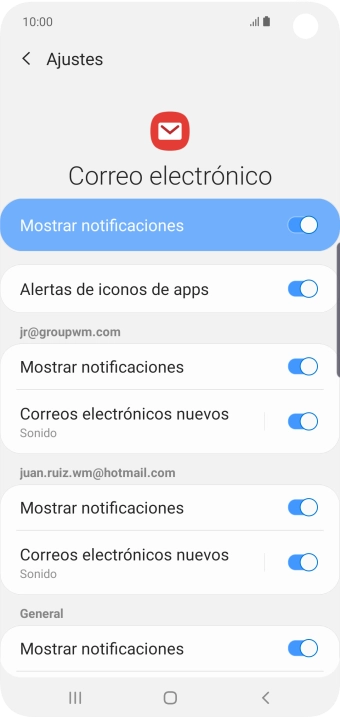 Pulsa el indicador junto a Pulsa el indicador junto a