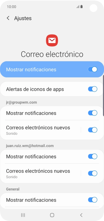 Pulsa el indicador junto a Pulsa el indicador junto a