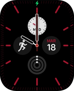 Cuando el icono de carga de batería aparece en la pantalla, el Apple Watch se está cargando. Cuando el icono de carga de batería aparece en la pantalla, el Apple Watch se está cargando.