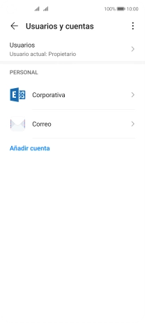 Pulsa el tipo de cuenta deseado. Pulsa el tipo de cuenta deseado.