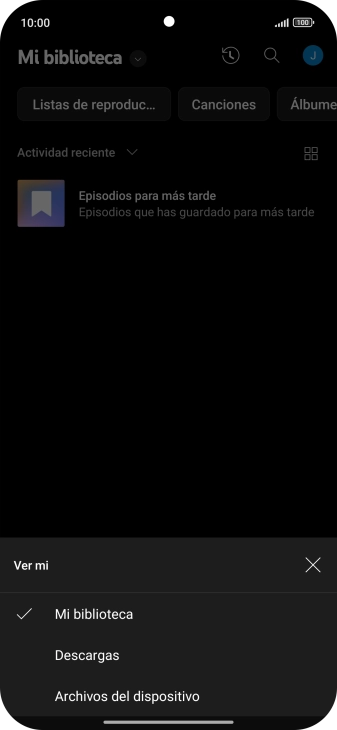 Pulsa una categoría y desplázate al archivo de música deseado. Pulsa una categoría y desplázate al archivo de música deseado.