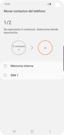 Pulsa el nombre de la tarjeta SIM. Pulsa el nombre de la tarjeta SIM.