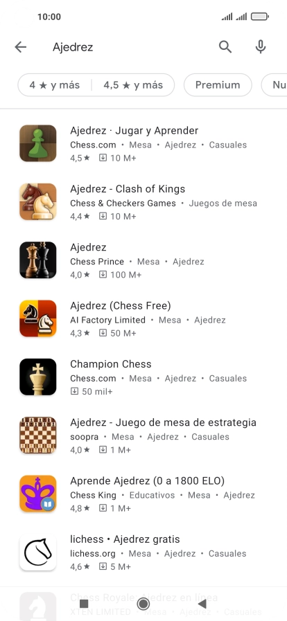 Pulsa la app deseada. Pulsa la app deseada.