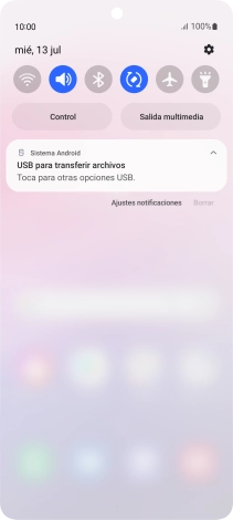 Pulsa Toca para otras opciones USB.. Pulsa Toca para otras opciones USB..