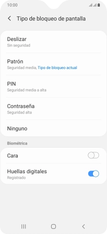Pulsa Ninguno.