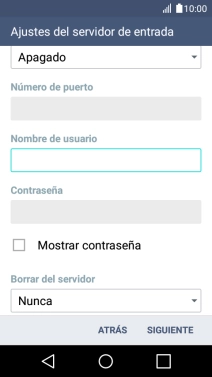 Pulsa la lista desplegable bajo 