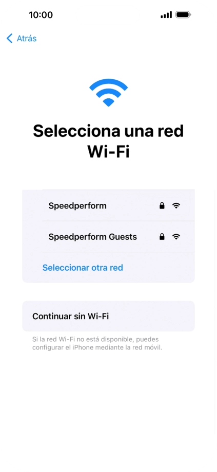 Pulsa la red wifi deseada. Pulsa la red wifi deseada.