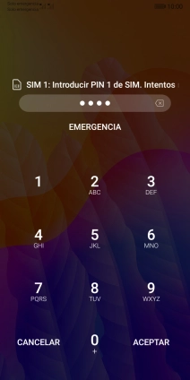 Si lo solicita el teléfono, introduce el código PIN y pulsa ACEPTAR. Si lo solicita el teléfono, introduce el código PIN y pulsa ACEPTAR.