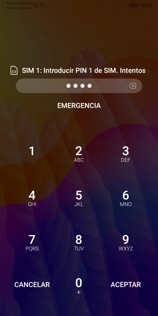 Si lo solicita el teléfono, introduce el código PIN y pulsa ACEPTAR. Si lo solicita el teléfono, introduce el código PIN y pulsa ACEPTAR.