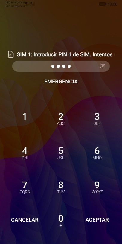 Si lo solicita el teléfono, introduce el código PIN y pulsa ACEPTAR. Si lo solicita el teléfono, introduce el código PIN y pulsa ACEPTAR.