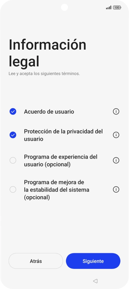 Pulsa Siguiente.