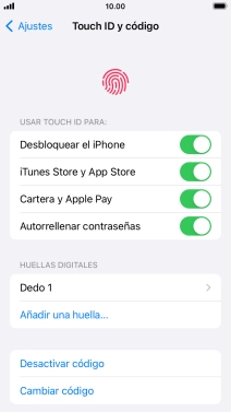Pulsa el indicador junto a los ajustes deseados para activarlos o desactivarlos. Pulsa el indicador junto a los ajustes deseados para activarlos o desactivarlos.