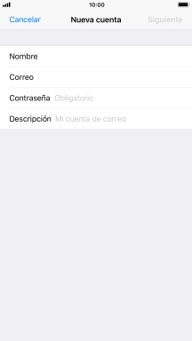 Pulsa Contraseña e introduce la contraseña de tu cuenta de correo electrónico. Pulsa Contraseña e introduce la contraseña de tu cuenta de correo electrónico.